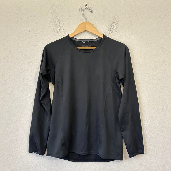 PATAGONIA Capilene Baselayer Top Black Midweight Polartec Performance - Picture 1 of 10